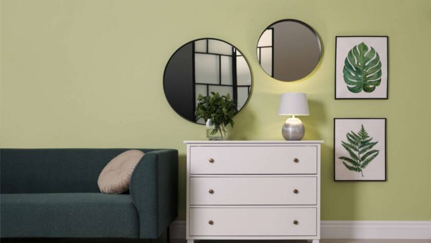 mirror wall design home- pwh
