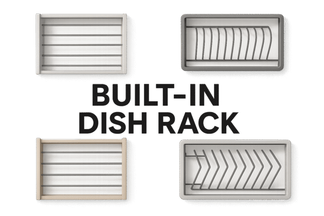 Built-in Dish Rack